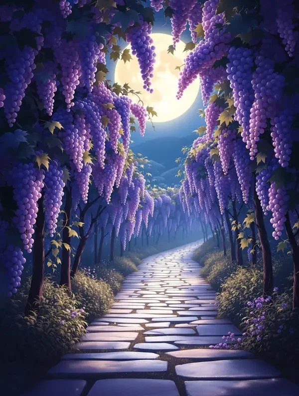 藤下流月 海报